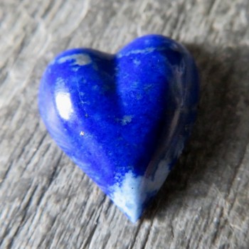 Lapis lazuli Extra barva, srdíčko 4