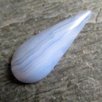 Modrý chalcedon, kabošon č.02