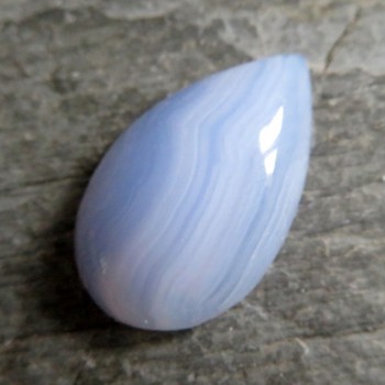 Modrý chalcedon, kabošon č.04