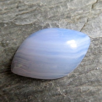Modrý chalcedon, kabošon č.06