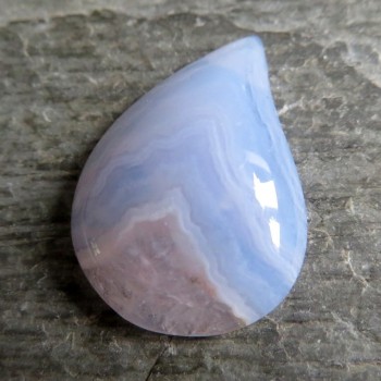 Modrý chalcedon, kabošon č.08