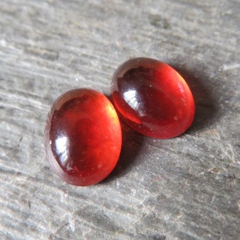Rudý granát (hesonit extra), Tanzánie, pár č. 012