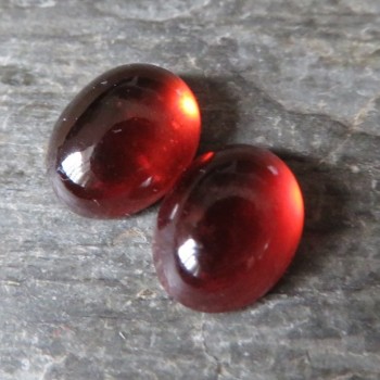 Rudý granát (hesonit extra), Tanzánie, pár č. 013