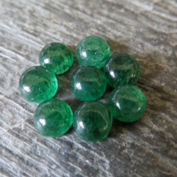 Smaragdový avanturín, kulatý 5mm ;1ks 