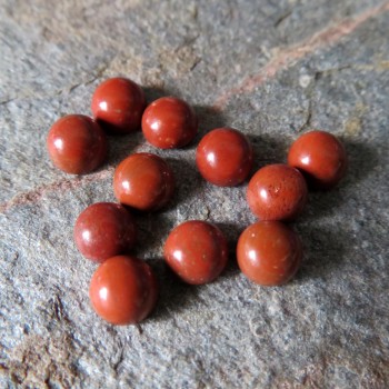Červený jaspis 5mm, 1ks