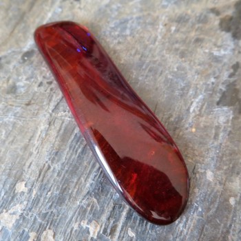 Red Natural Amber, Lithuania, No.1