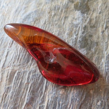 Red Natural Amber, Lithuania, No.2