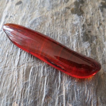 Red Natural Amber, Lithuania, No.5