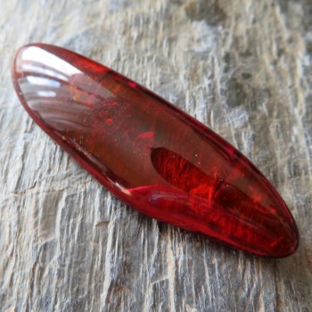 Red Natural Amber, Lithuania, No.6