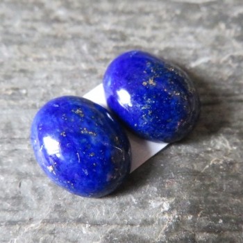 Lapis lazuli 9x7mm, pár č.9