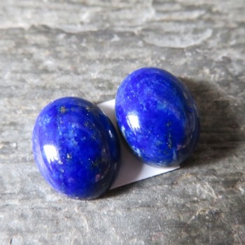 Lapis lazuli 9x7mm, pár č.10