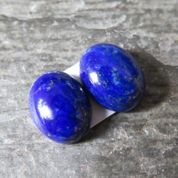 Lapis lazuli 9x7mm, pár č.11