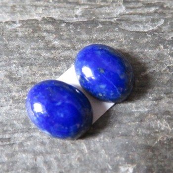 Lapis lazuli 9x7mm, pár č.12