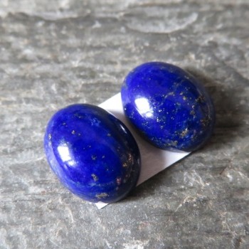 Lapis lazuli 9x7mm, pár č.13