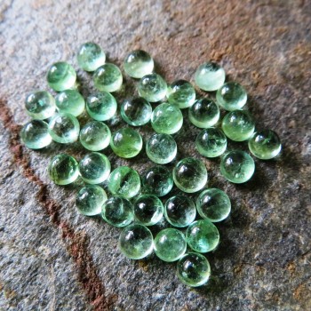 Světlejší smaragd Zambie, mini kolečko 4 mm, 1ks