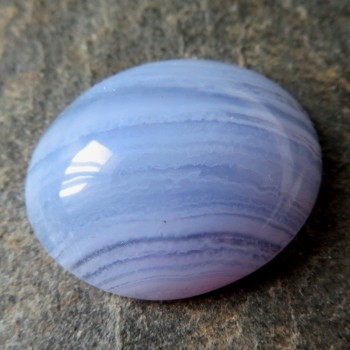 Extra Modrý chalcedon, kabošon č.M4
