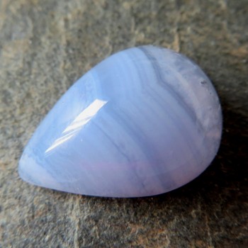 Extra Modrý chalcedon, kabošon č.M6