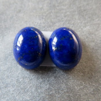 Lapis lazuli kabošon, 9x7mm, pár č.6  