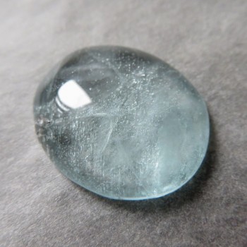 Přírodní Modrý topaz kabošon č.5