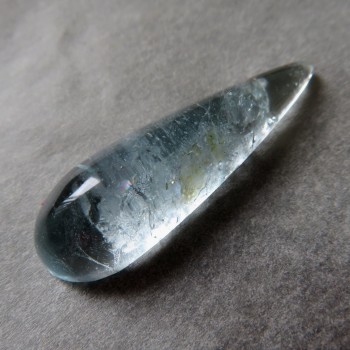 Přírodní Modrý topaz kabošon č.7