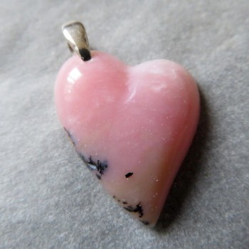 Růžový opál Peru, přívěsek č.11