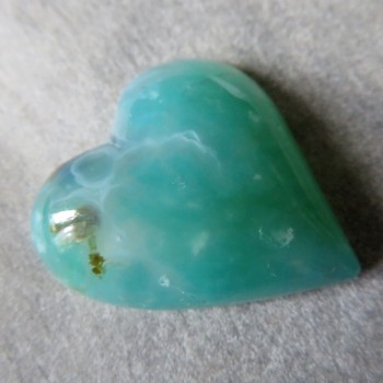 Gem silica,  Peru, kabošon srdce č.21