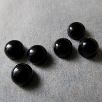 Onyx mini round cabochon - 6 mm, 1pc