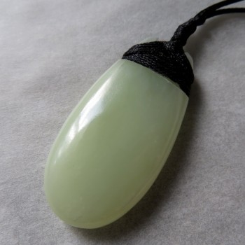 Maorský amulet - Toki, bílý nefrit  č.1