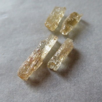 Imperial topaz, krystalky, set č.2