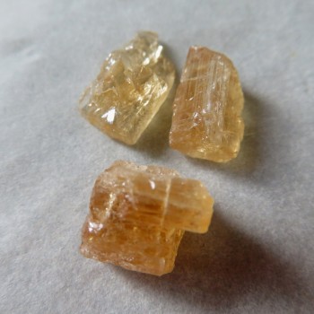 Imperial topaz, krystalky, set č.12
