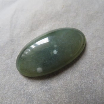 Zelený chalcedon Turecko,kabošon č.A4