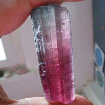 Tourmaline - rubellite + lilac, giant crystal B13