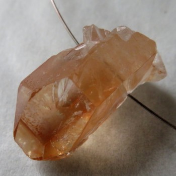 Tangerine křišťál, vrtaný krystal č.T5