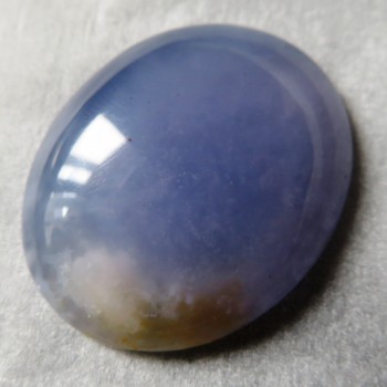 Modrý chalcedon, kabošon č.1