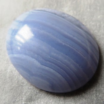 Modrý chalcedon, kabošon č.4