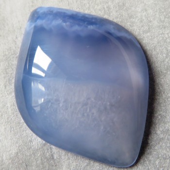 Modrý chalcedon, kabošon č.10