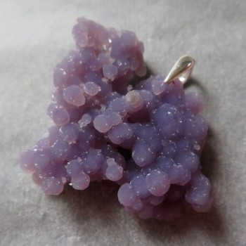 Třpytivý Grape Chalcedon přívěsek č. M1