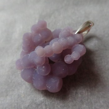 Třpytivý Grape Chalcedon přívěsek č. M2