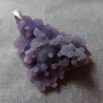 Třpytivý Grape Chalcedon přívěsek č. M4