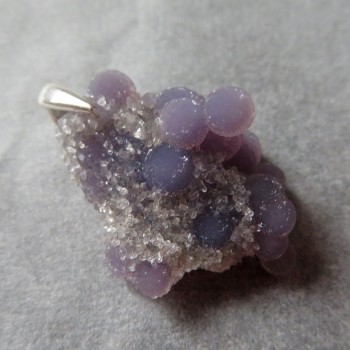 Třpytivý Grape Chalcedon přívěsek č. M09
