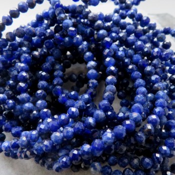 AA+ Sodalite faceted, balls 4mm (10 pcs)