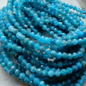 Faceted apatite, balls 4mm (5 pcs)