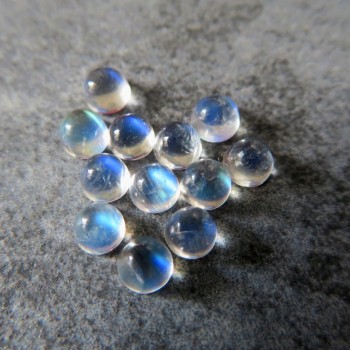 Moonstone, Extra, cabochon (4mm)