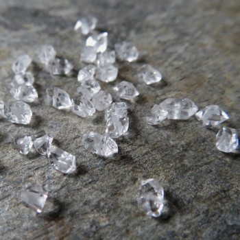Pakistani Herkimer, drilled crystal - 1 pc