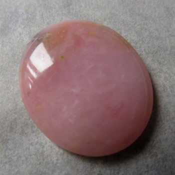 Růžový opál Peru, kabošon č.12
