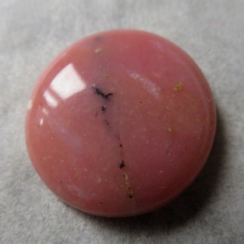 Růžový opál Peru, kabošon č.13