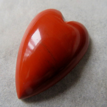 Red jasper, Brazil, heart No. A2