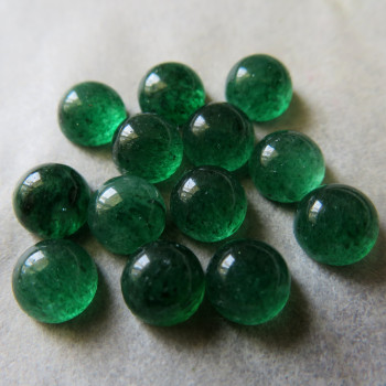 Emerald aventurine, round 6mm; 1pc
