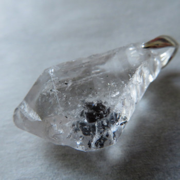 Pakistani Herkimer crystal with oil, pendant no.6
