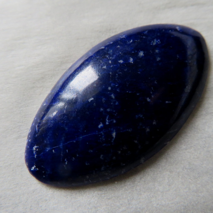 Dark lapis lazuli, cabochon no. 16